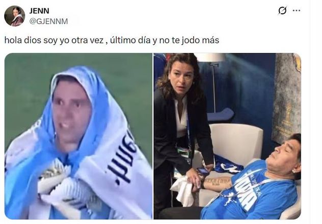 Los memes de Argentina Vs España.