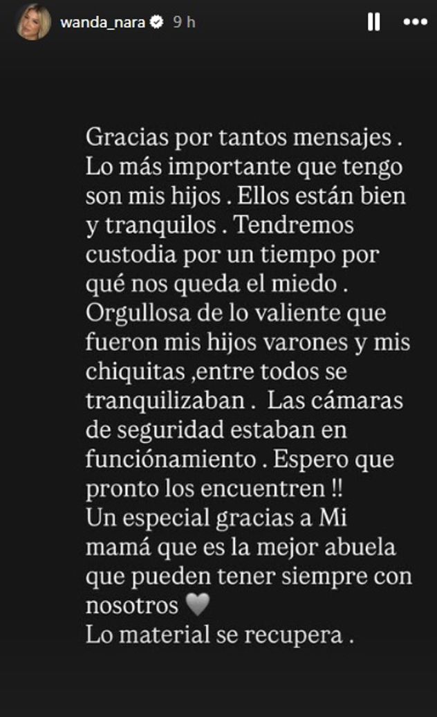 Wanda Nara y Maxi López hablaron del violento suceso que vivieron sus hijos en Italia
