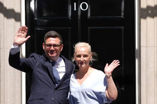 El nuevo primer ministro británico, Andy Burnham, en el número 10 de Downing Street en Londres, el lunes 20 de julio de 2026.