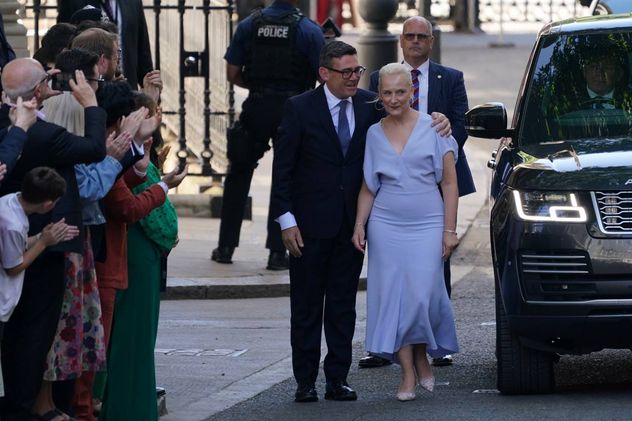 El nuevo primer ministro británico, Andy Burnham, en el número 10 de Downing Street en Londres, el lunes 20 de julio de 2026.