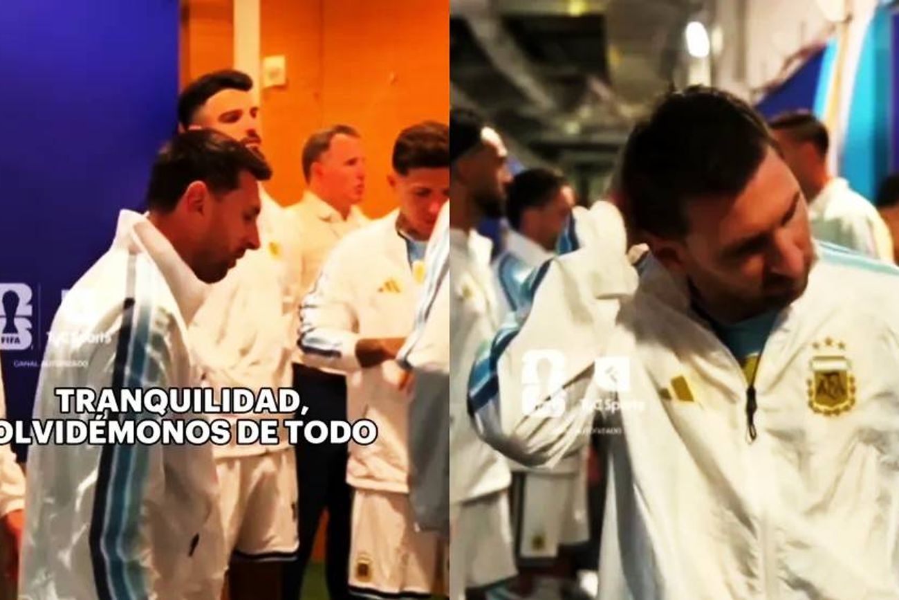 La arenga de Messi antes de la final contar España.