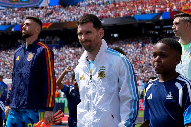 Lionel Messi en la final del Mundial.