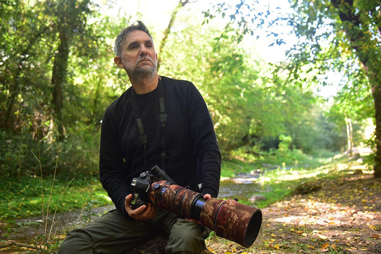 Guillermo Galliano, fotógrafo de naturaleza, especializado en aves.