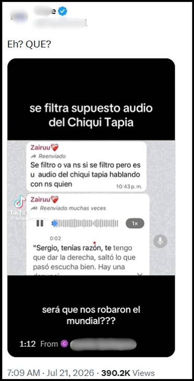 Las teorías conspirativas en torno a la Copa del Mundo.