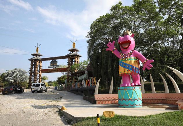 La hacienda Nápoles de Pablo Escobar.