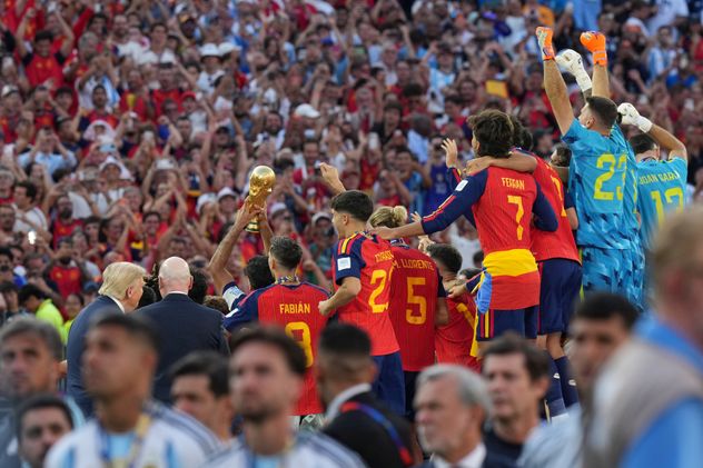 Argentina no vio a España levantar la Copa.