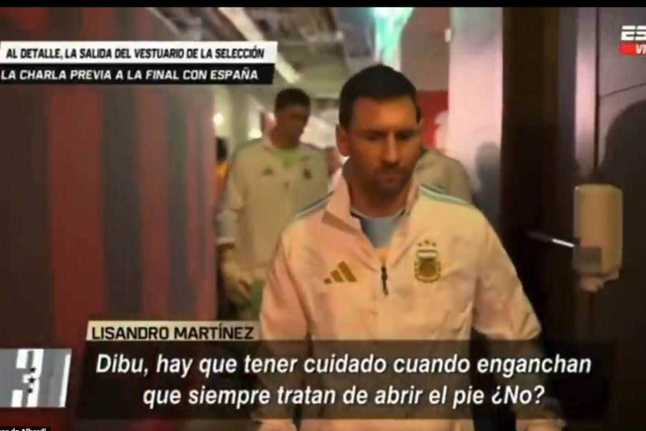 La arenga completa de la selección argentina.
