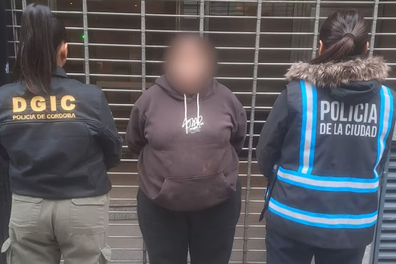 Detuvieron en Retiro a la principal sospechosa del crimen de María Cristina Trejo en Córdoba. (Gentileza Infobae)