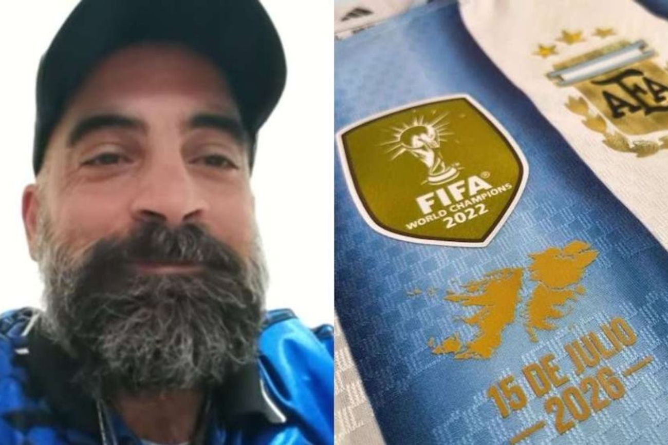 La propuesta nació en un local de Berazategui y permite agregar gratuitamente la silueta de las Islas Malvinas y la fecha del partido ante Inglaterra a cualquier camiseta de la Selección.