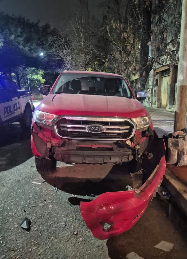 La zona del choque. (Policía)