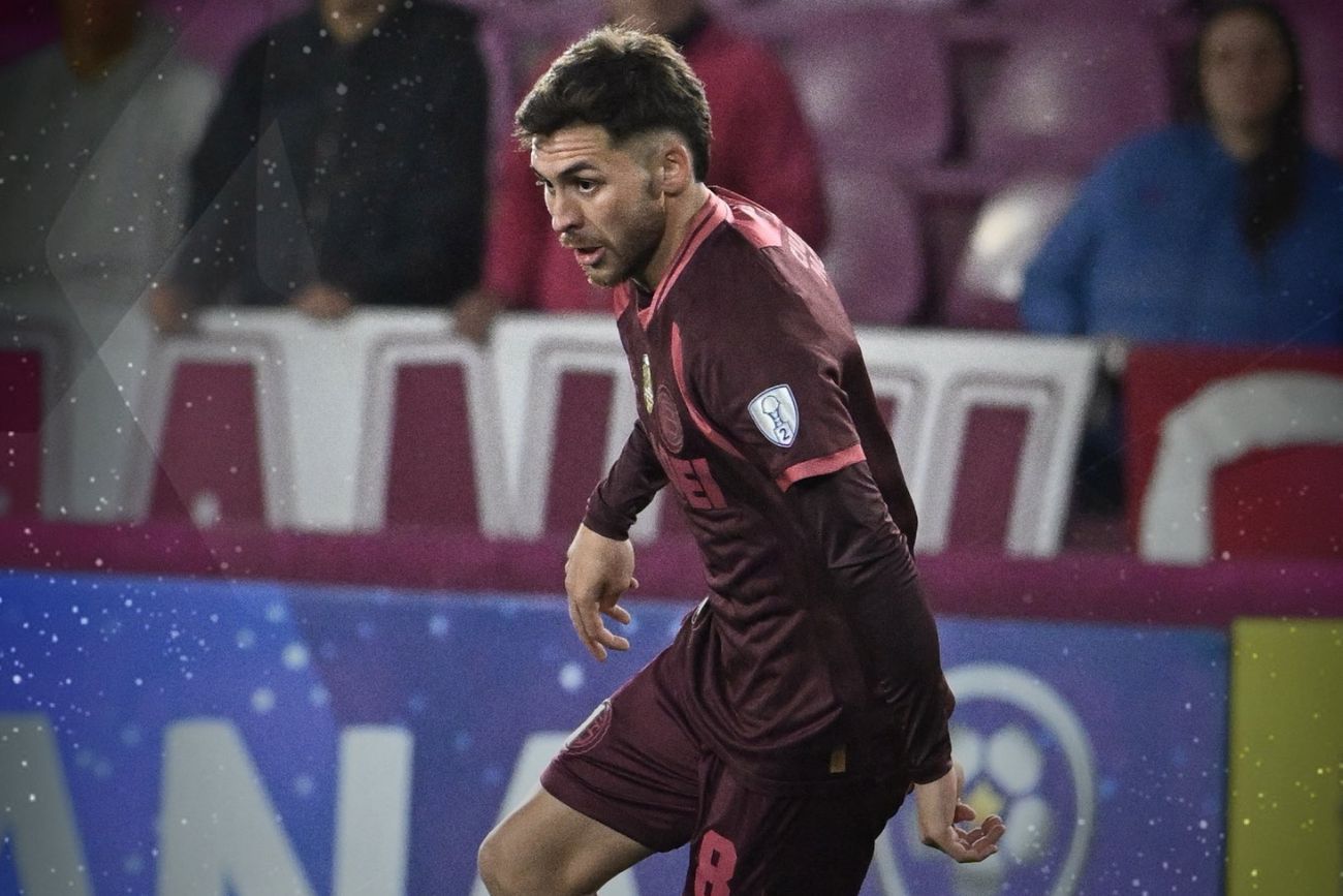 Franco Watson, jugador de Lanús en el partido ante Cienciano.