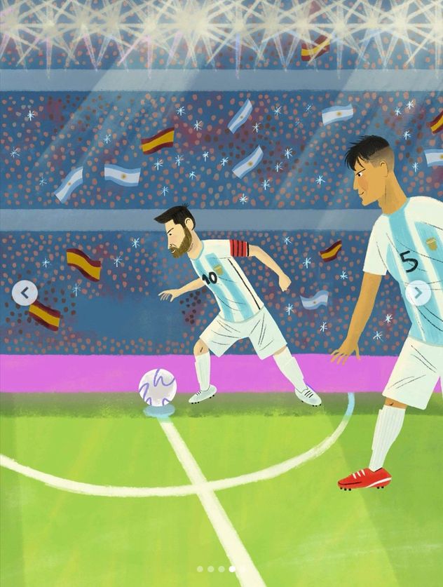 El libro infantil que se viralizó en redes sociales y vaticinaba la final España vs. Argentina.