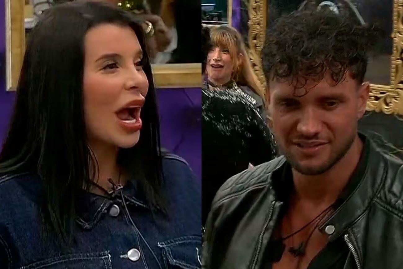 Charlotte Caniggia contra Fabio.