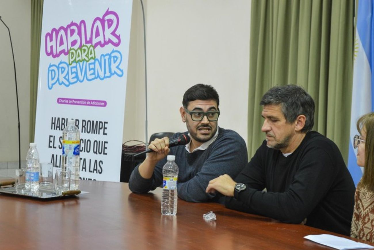  Matías Nebot reveló su situación personal durante un encuentro de prevención de adicciones