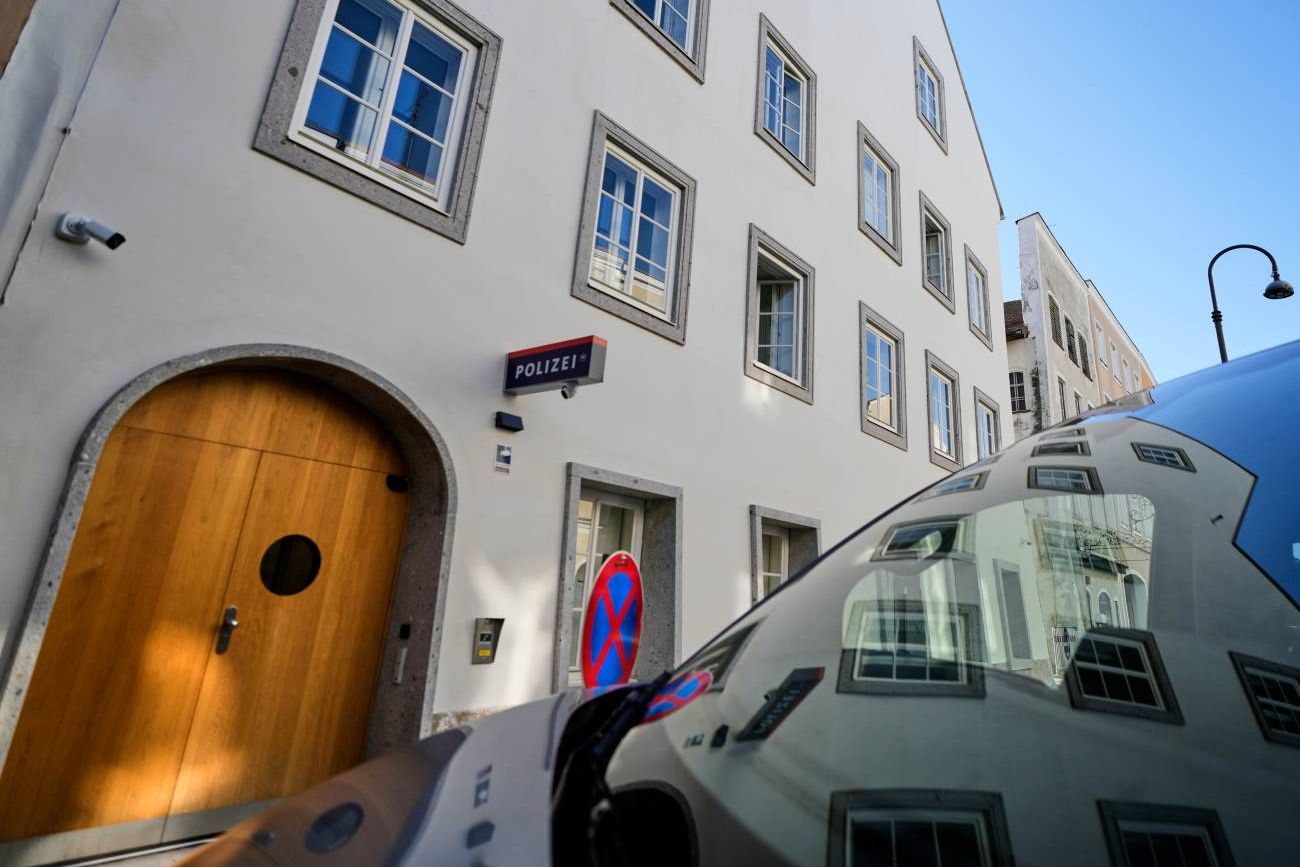 Así quedó la casa de Adolf Hitler.