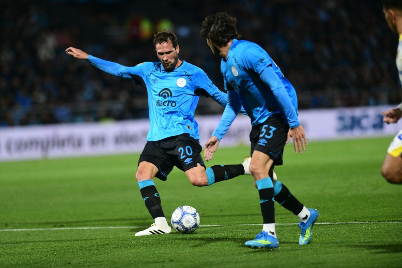 Franco Vázquez fue la figura del triunfo de Belgrano ante Rosario Central en el Gigante de Alberdi. (Javier Ferreyra / La Voz)