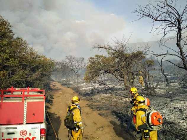 Incendios forestales en Córdoba. 