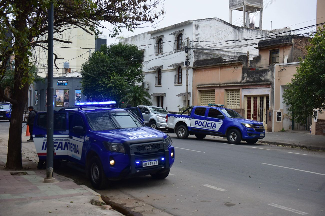El último operativo en la casa de Claudio Barrelier, en Cofico, se llevó a cabo el pasado jueves. (Nicolás Bravo / La Voz)