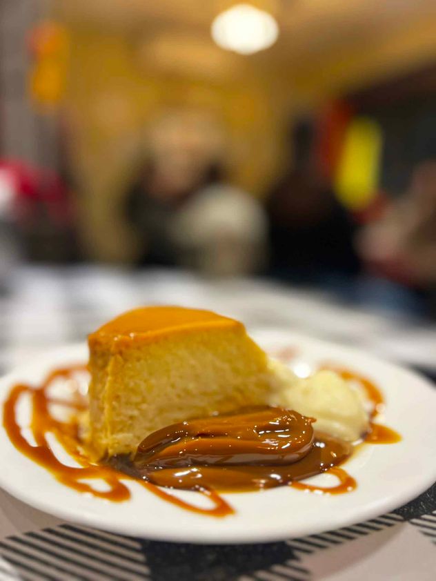 El postre de Lo de Choca Bodegón.