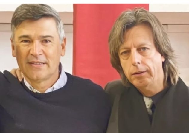 Carlos García junto a Daniel Passerini.