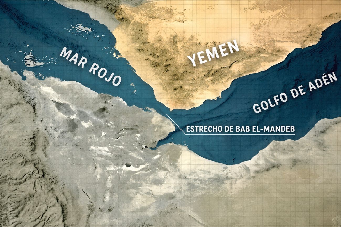 Los ataques lanzados desde Yemen complican el paso por la ruta marítima del estrecho de Bab el-Mandeb, restringiendo aún más el comercio mundial.