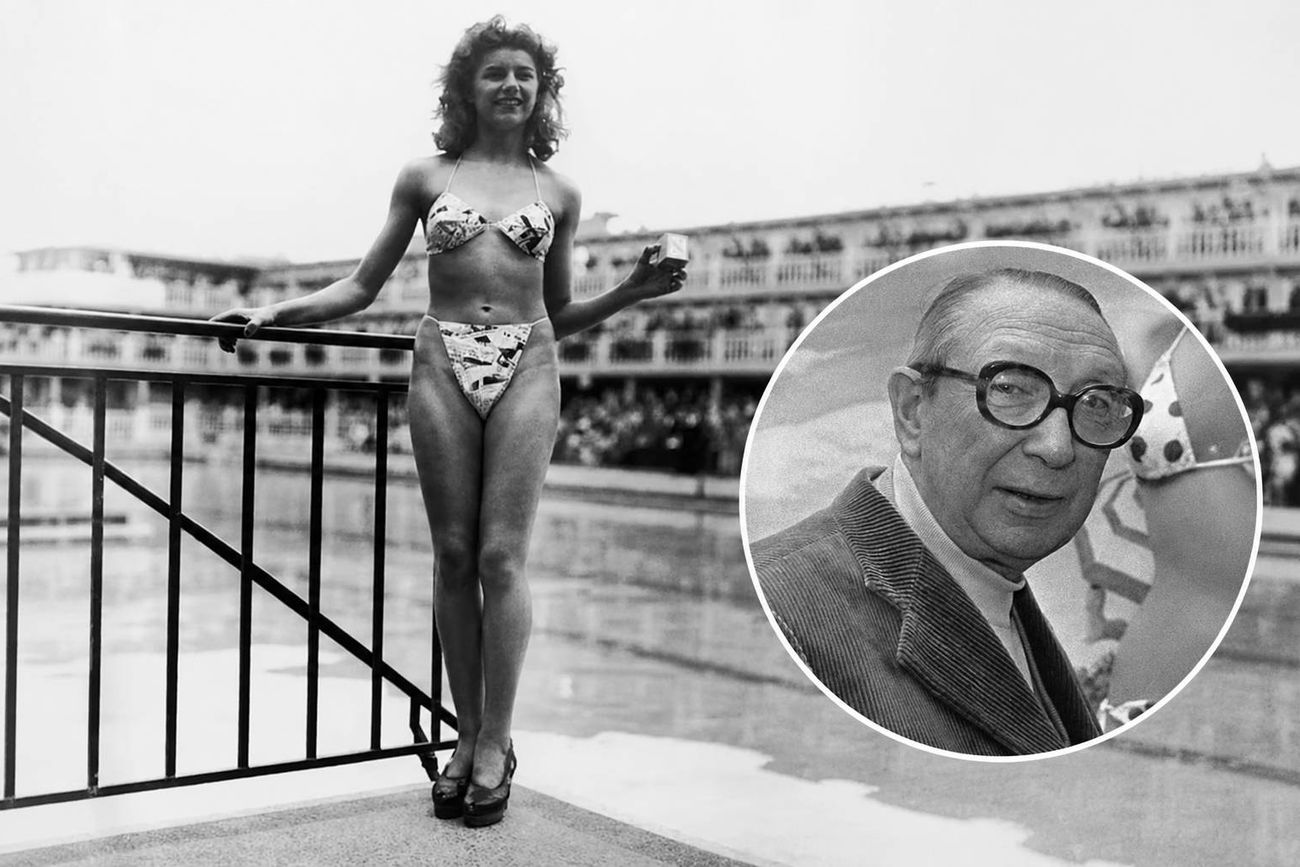 Micheline Bernardini, una stripper del Casino de París de 19 años, fue la primera en desfilar un bikini aquel de 5 de julio de 1946. El ingeniero automotriz devenido en diseñador de moda: Louis Réard (1897-1984).