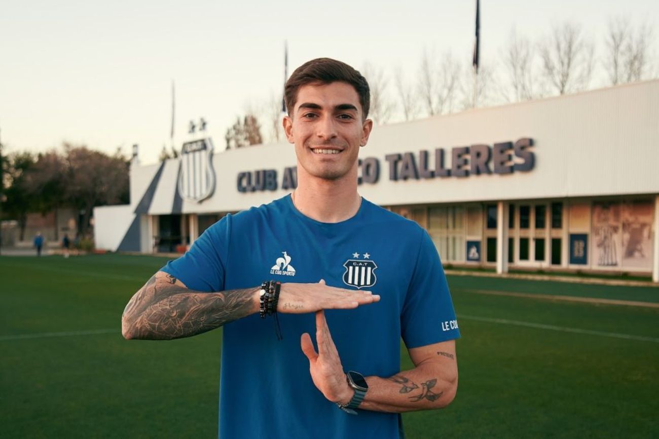 Valentín Fascendini, nuevo jugador de Talleres.