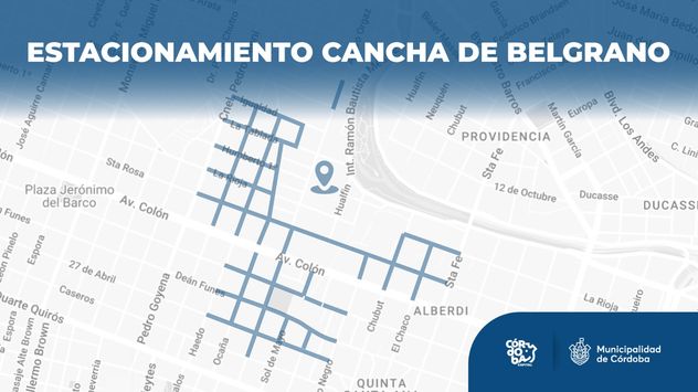 Mapa de calles en la que estarán los constatadores. (Municipalidad)