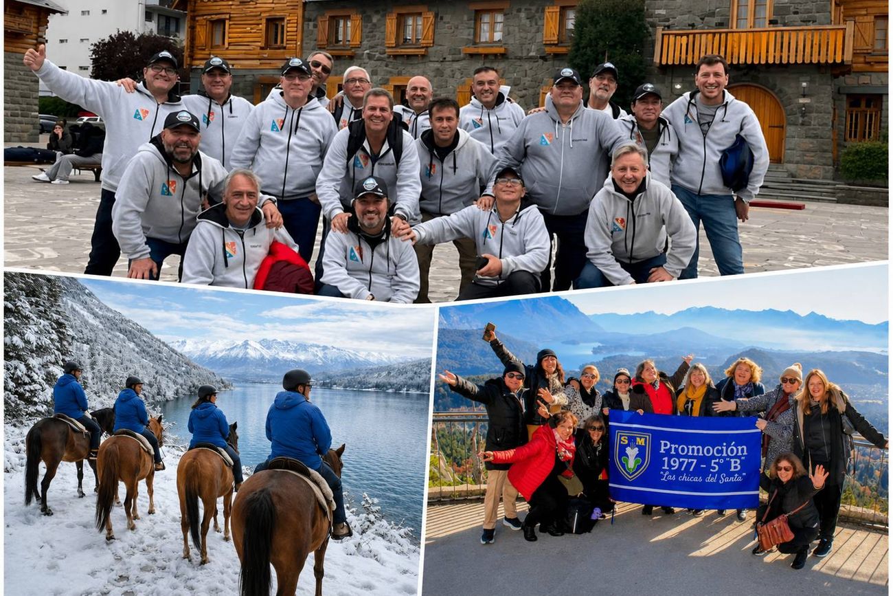 Viajes de "reegresados" en Bariloche, una tendencia que crece.