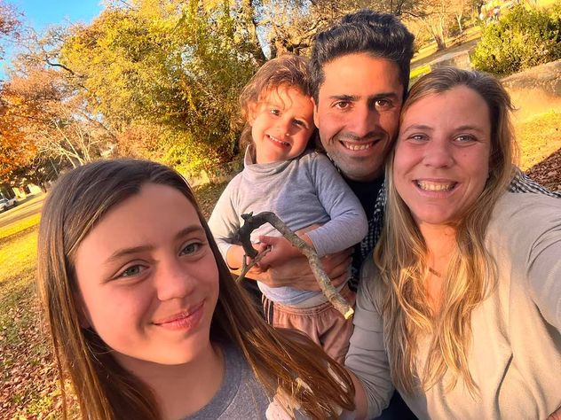 La familia de Franca Pucheta.