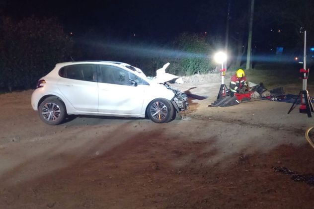 Tragedia en Córdoba: un hombre de 86 años murió en un choque frontal sobre la ruta 5.