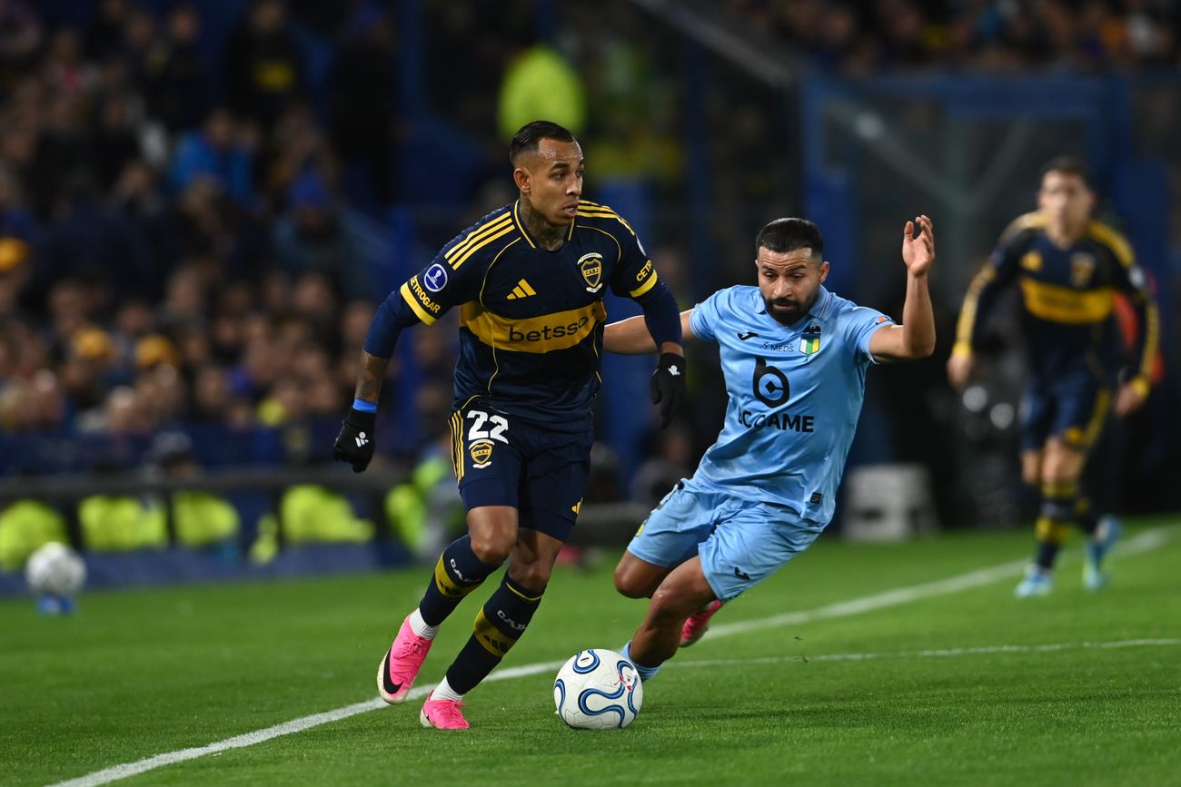 Sebastián Villa, delantero de Boca.