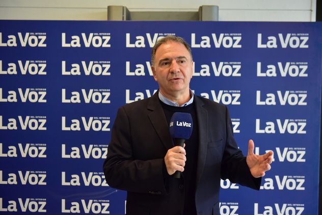 Horacio Ferreyra, ministro de Educación de la Provincia, en la presentación de la tercera edición del Concurso Escuelas Sustentables.