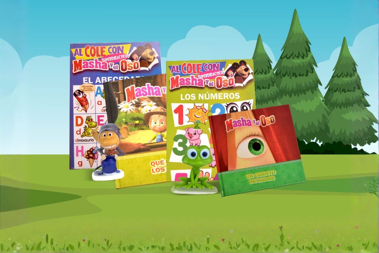 Vuelta al cole con Masha y El Oso: la nueva colección de La Voz para leer, jugar y aprender en familia