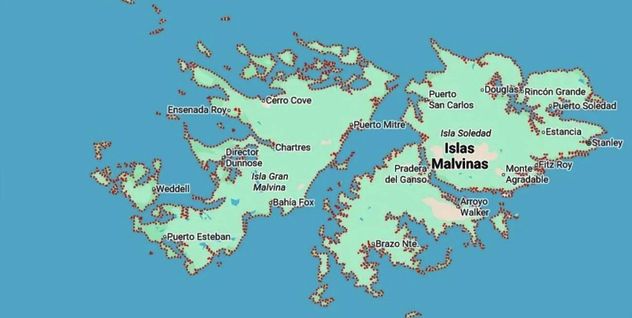 Reseñas de argentinos en comercios de las Islas Malvinas.