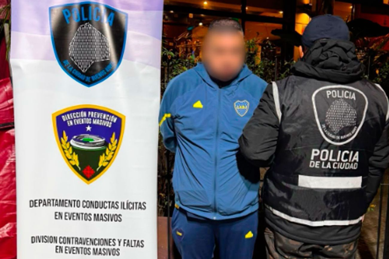 El sospechoso que fue detenido. (Policía de la Ciudad)