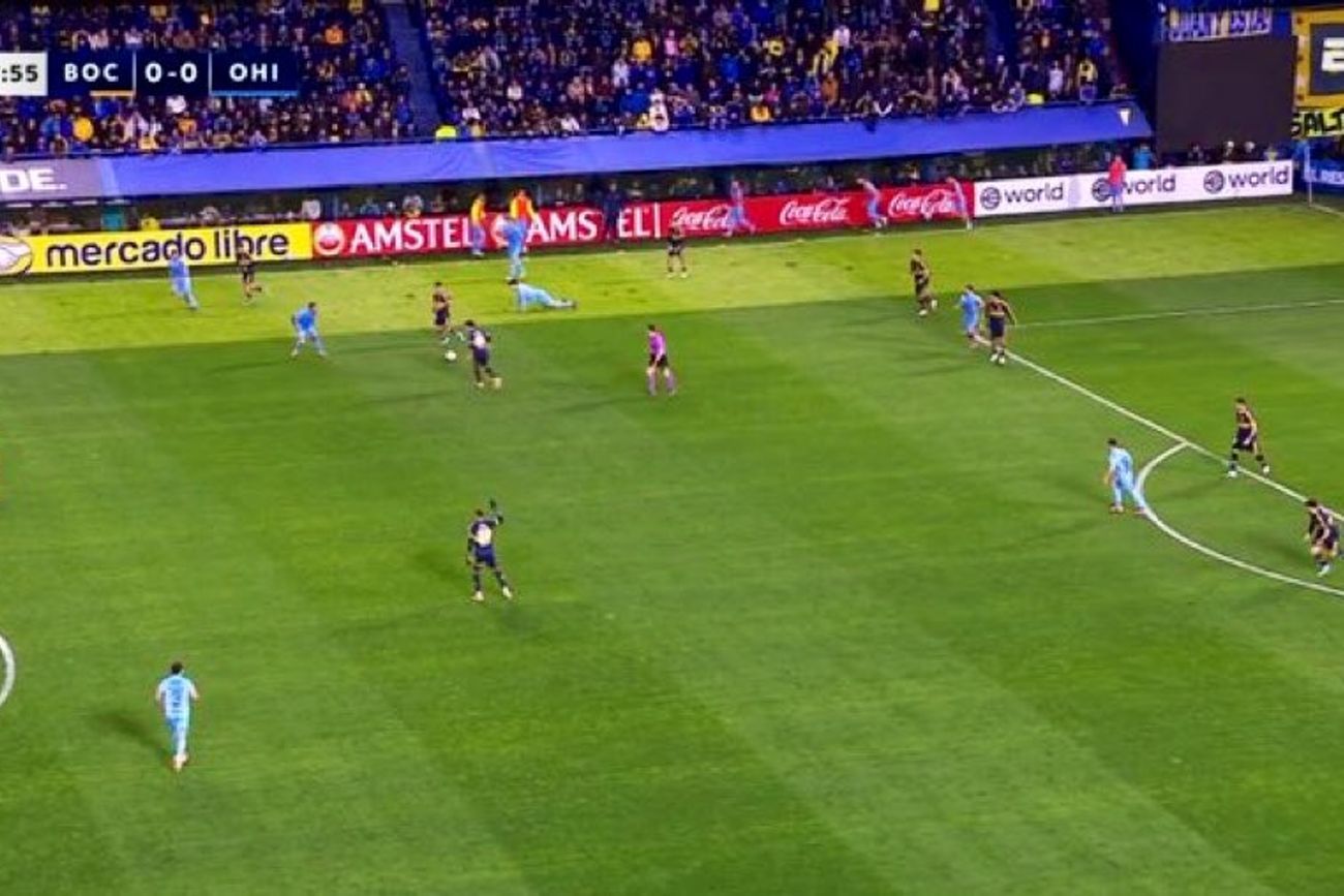 Las diferencias del césped de Boca.