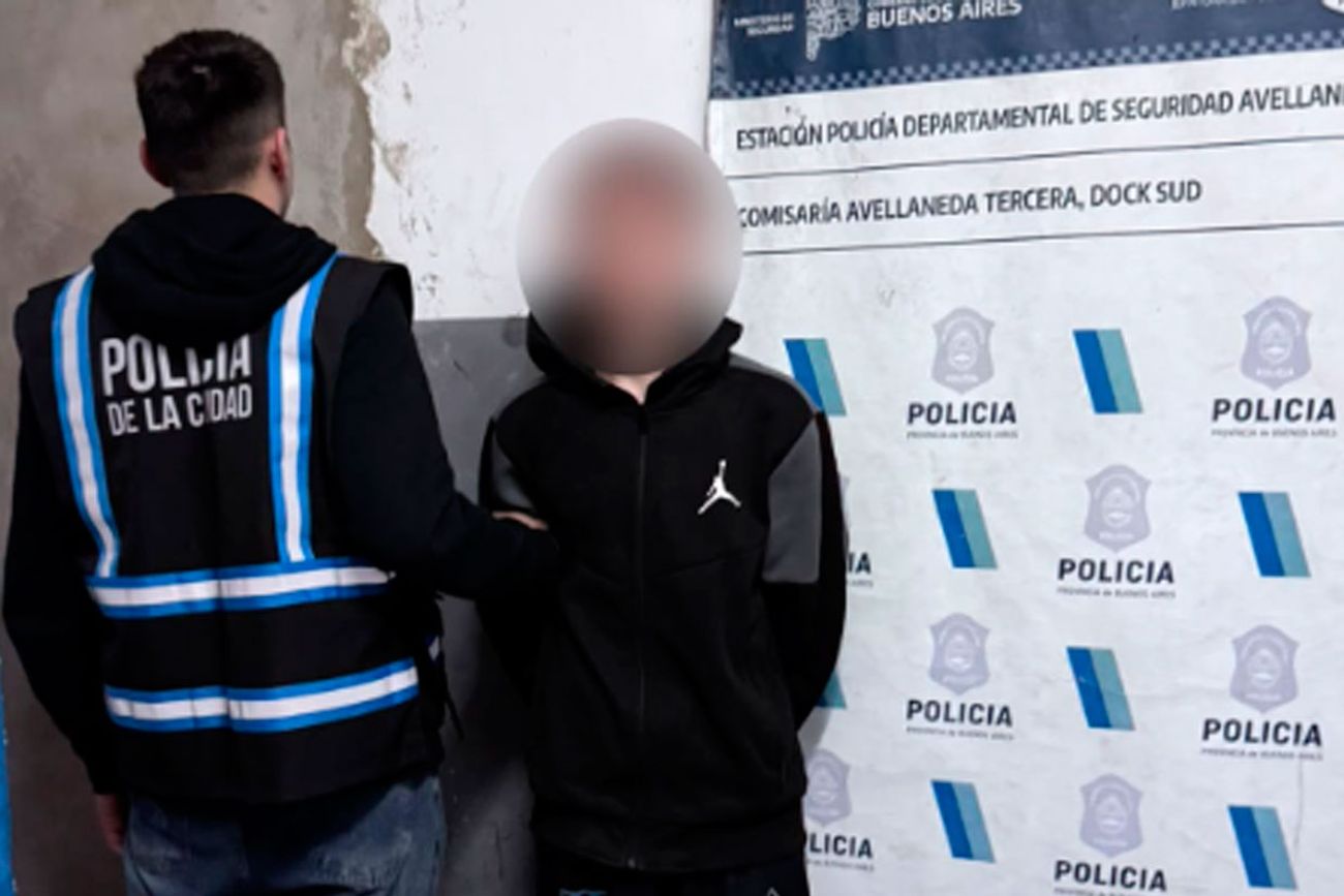 El detenido. (Policía de la Ciudad)