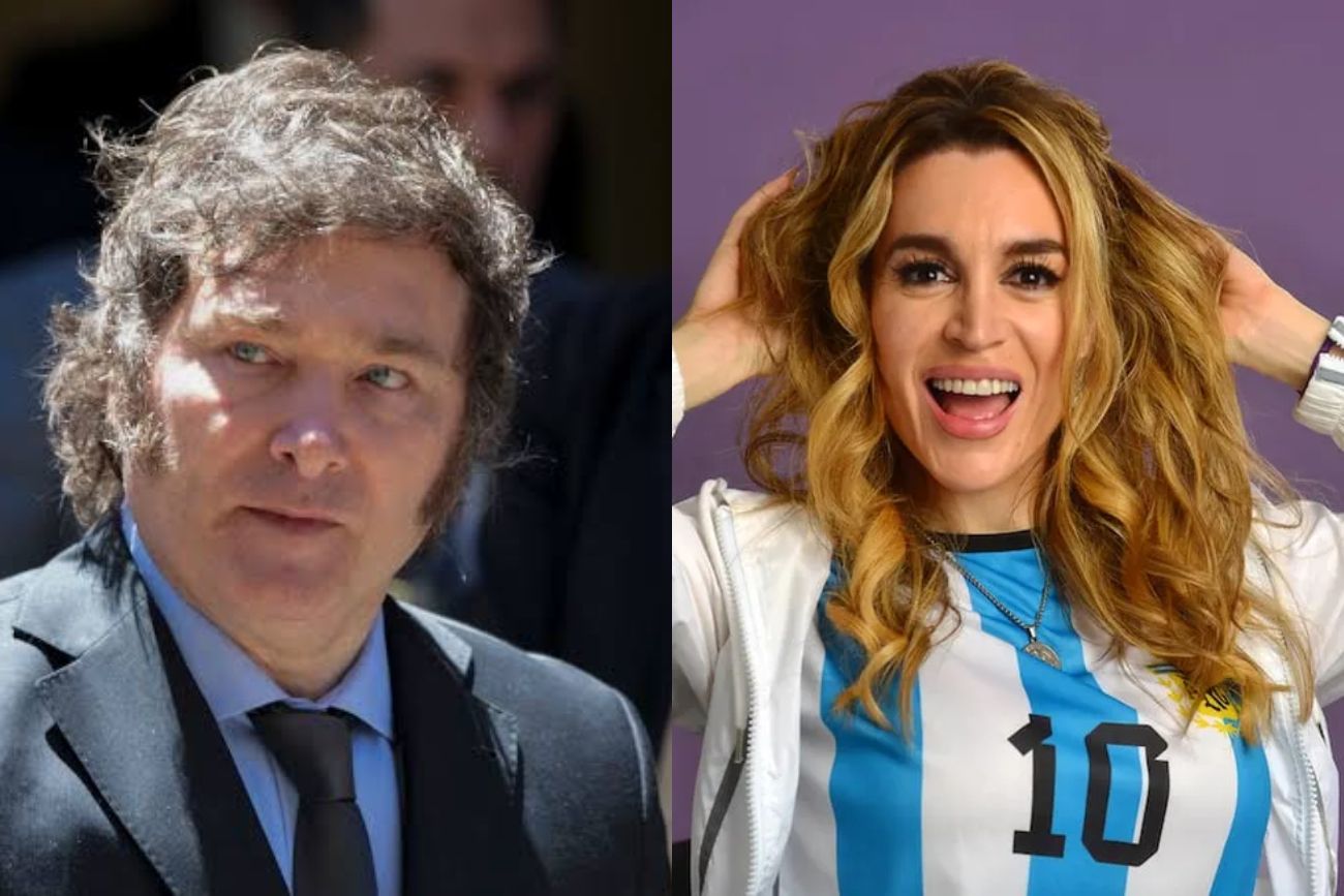 Javier Milei y Fátima Florez, reconciliados.