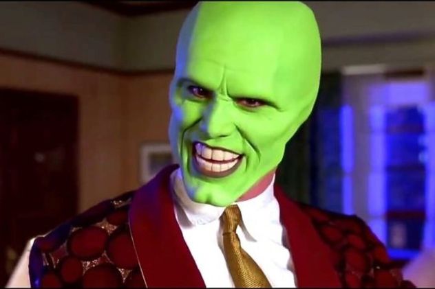Jim Carrey en "La Máscara".