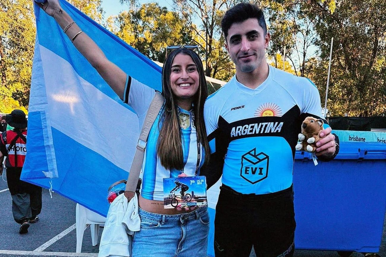 Mateo espejo, feliz por el resultado.