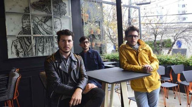 Sebatián Gullo, Guillermo Caccia y Nicolás Cacciavillani.