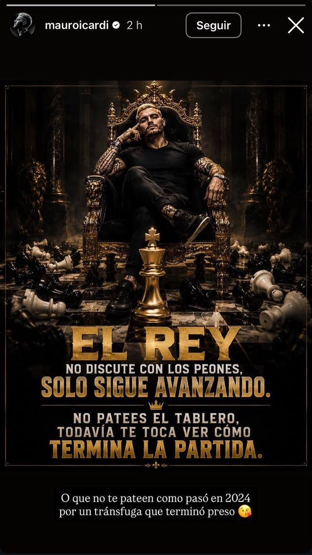 El descargo de Mauro Icardi.