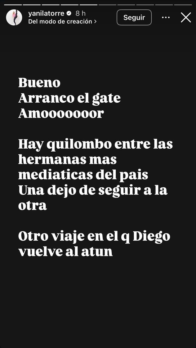 Yanina Latorre tiró pistas sobre el distanciamiento entre ambas.
