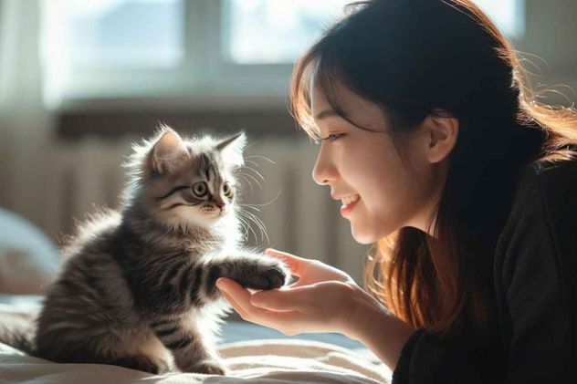 Comportamiento de los gatos. 