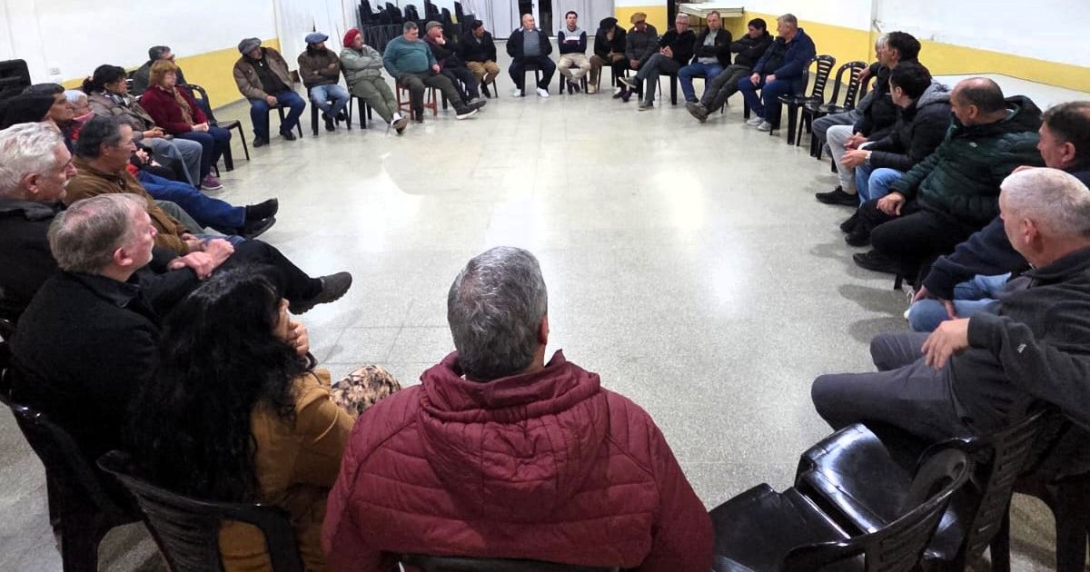 La reunión de productores rurales del sur del Valle de Calamuchita. 