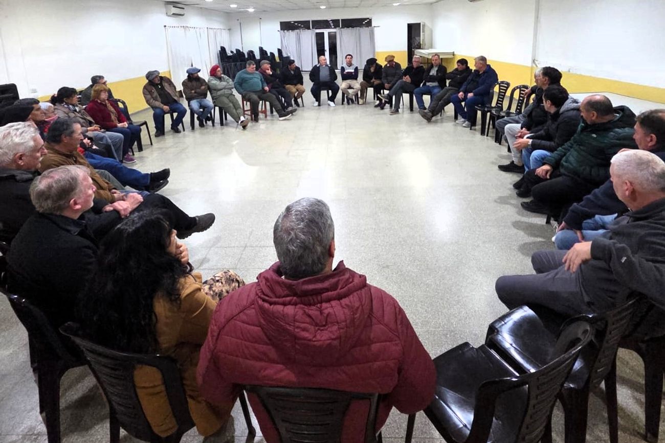 La reunión de productores rurales del sur del Valle de Calamuchita. 