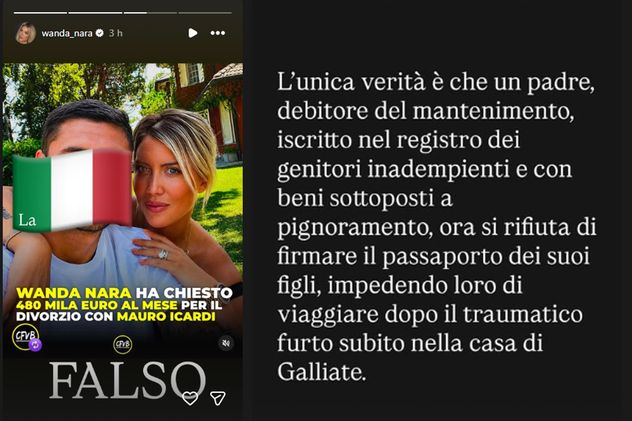 Wanda Nara. Foto: captura pantalla.
