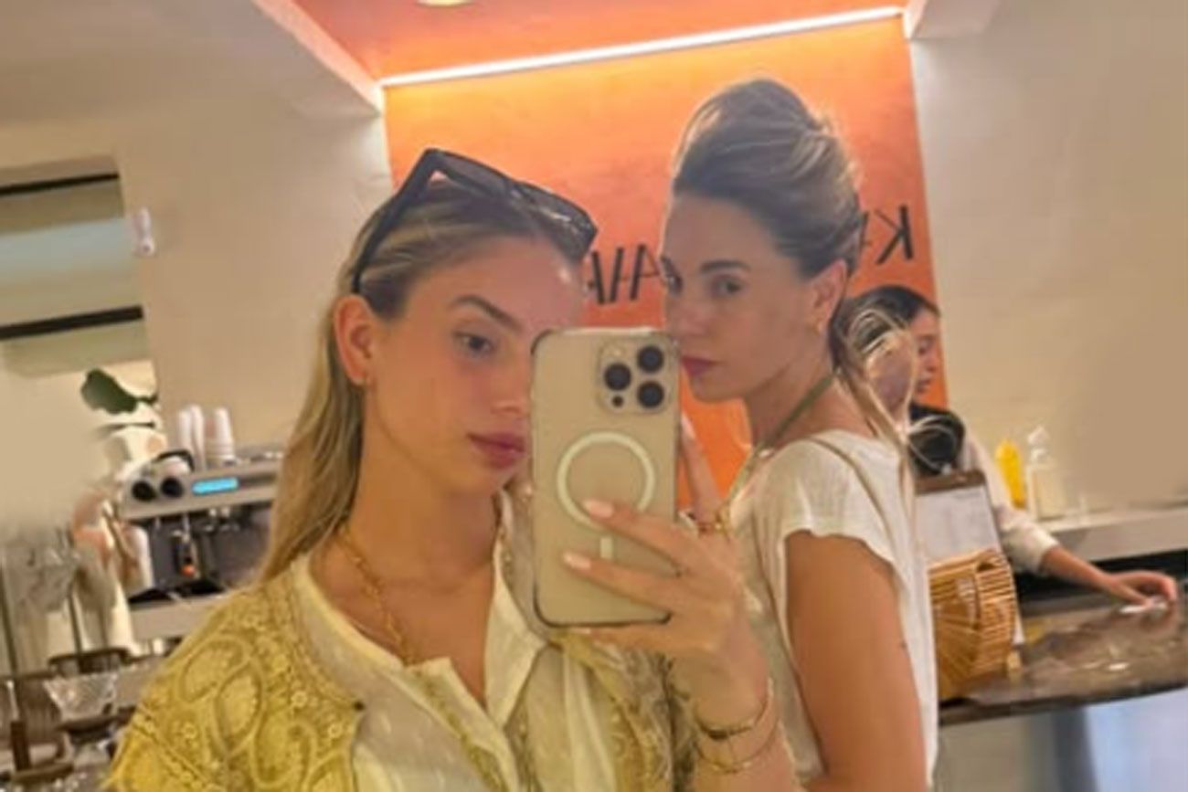 Julieta Cardinali y su hija Charo Calamaro. Foto: Instagram.