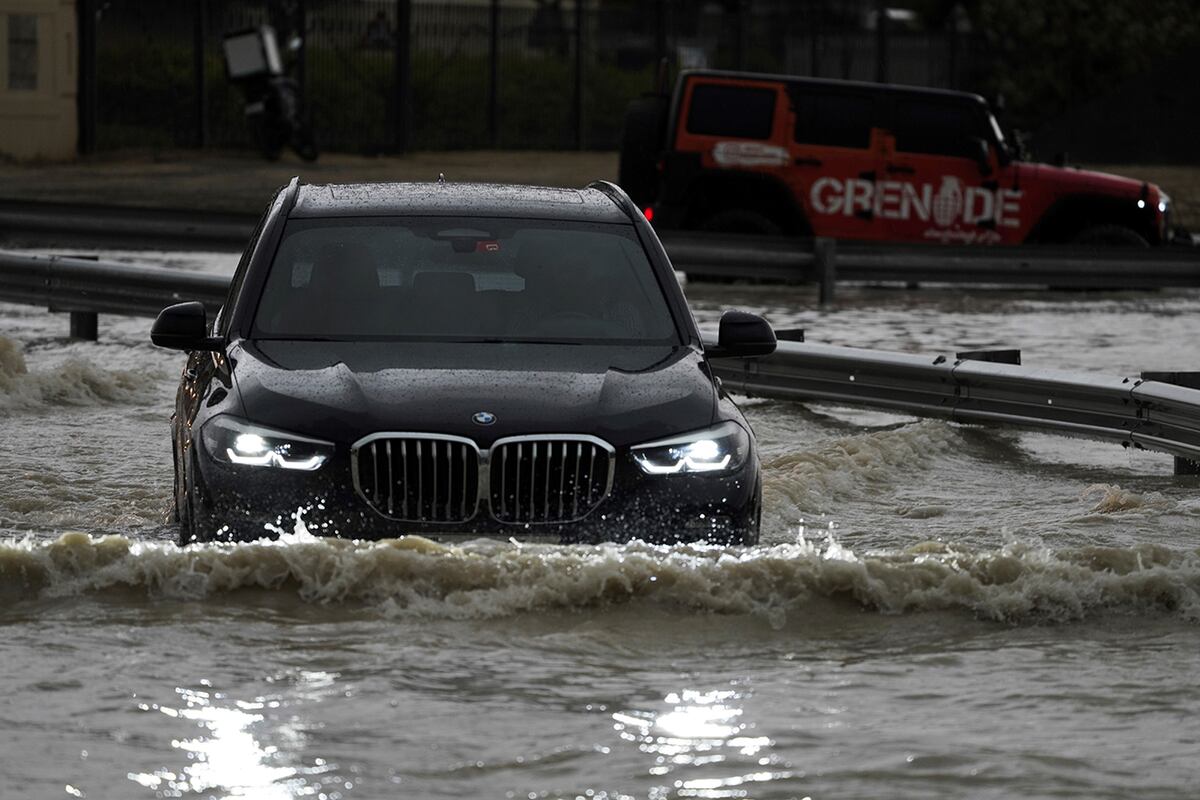 Lluvias en Dubái. (AP/Jon Gambrell)